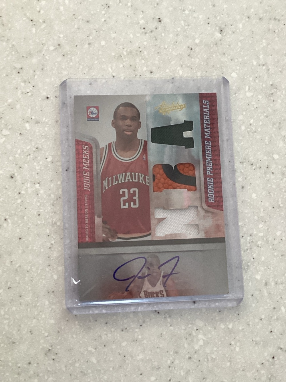 Panini Jodie Meeks Rookie Card - Red White Black
